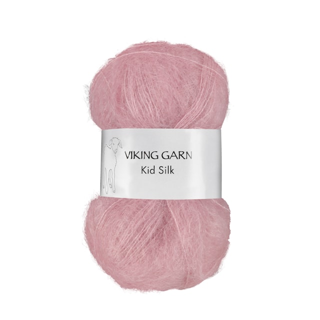 Kid/Silk Garn 25 g Rosa 364 Viking Garn