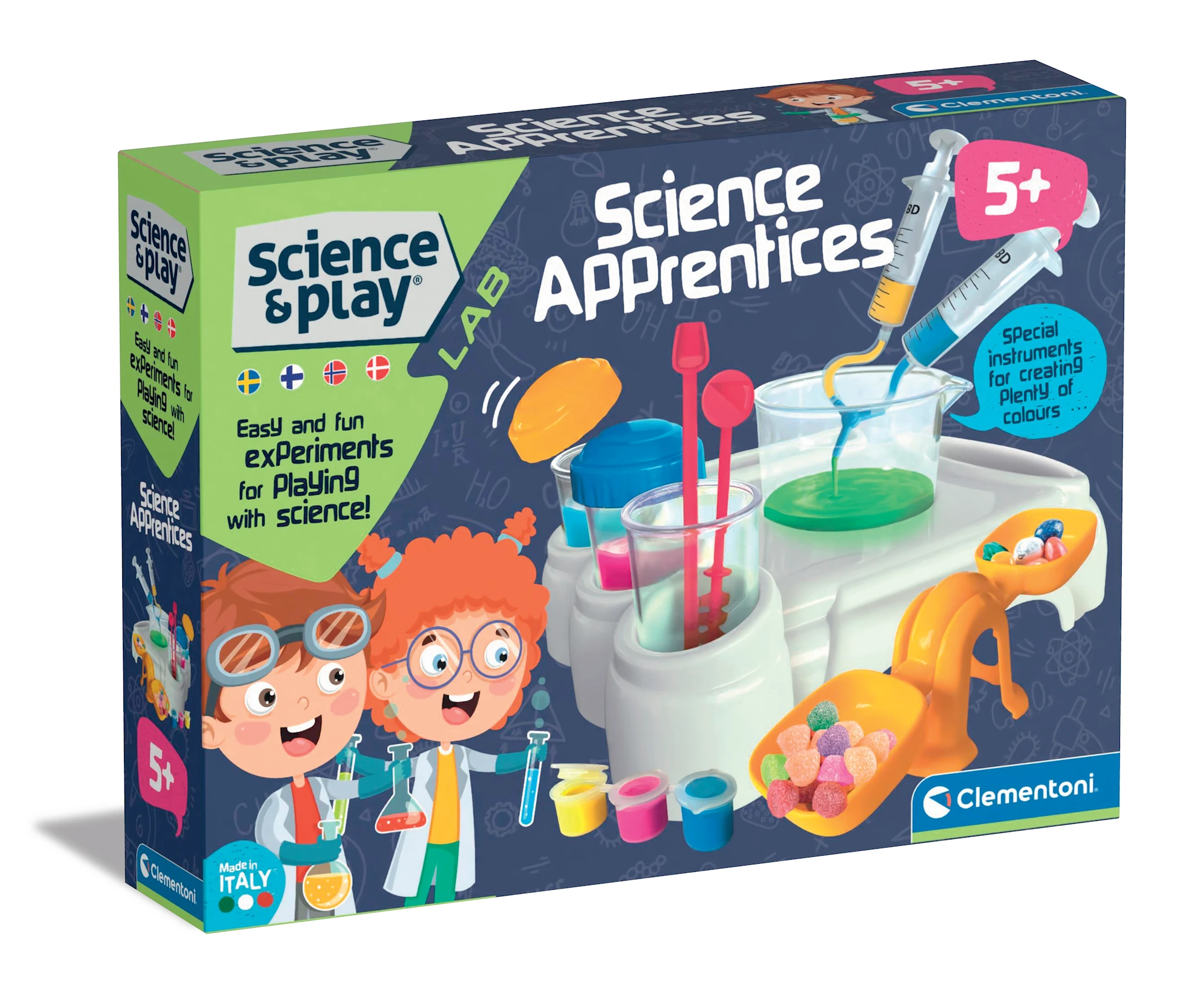 Produktbilde for Junior Experimentlåda Laboratory of Experiences Clementoni