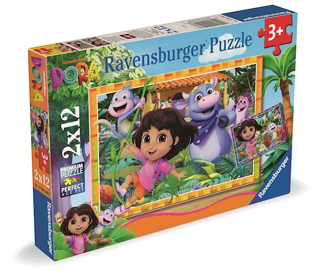 Produktbilde 4 for Dora Utforskeren 2x12p Ravensburger