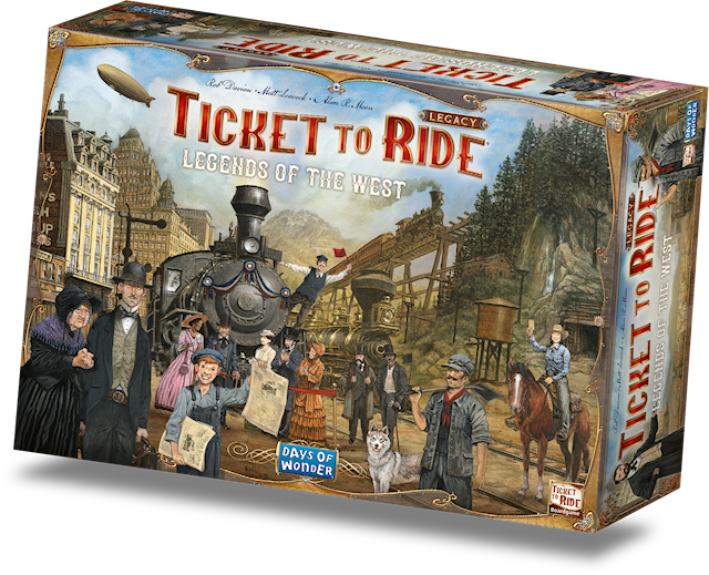 Tuotekuva 7 - Ticket To Ride Legacy, Legends of the West (EN)