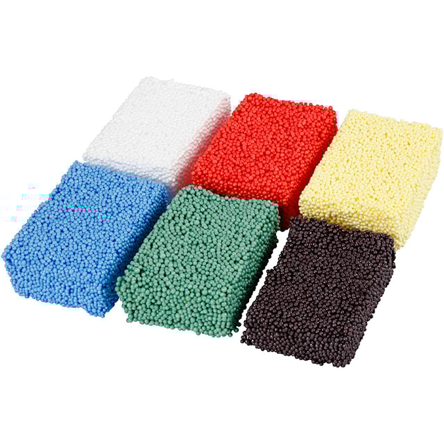 Produktbilde 2 for Soft Foam, standardfarger, 6x10 g/ 1 pk.