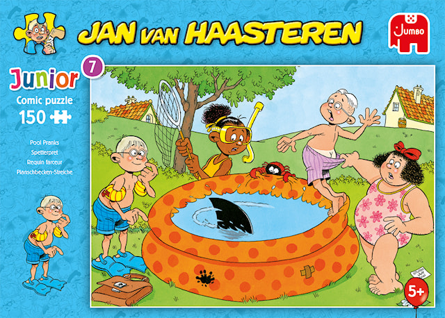 Produktbilde 1 for Jan Van Haasteren Junior Pool Pranks Puslespill 150 brikker, Jumbo