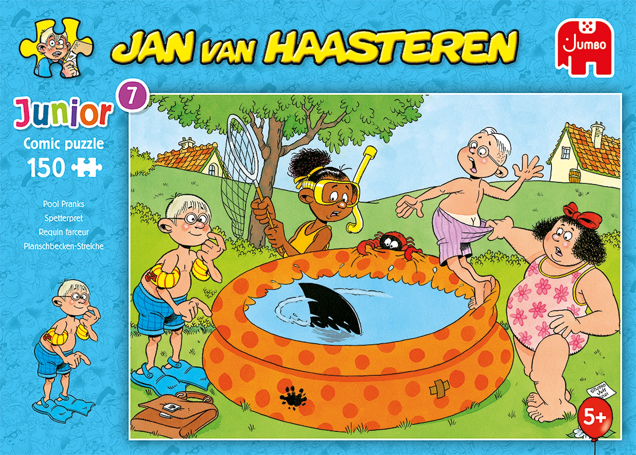Tuotekuva ille Jan Van Haasteren Junior Pool Pranks Pussel 150 bitar, Jumbo