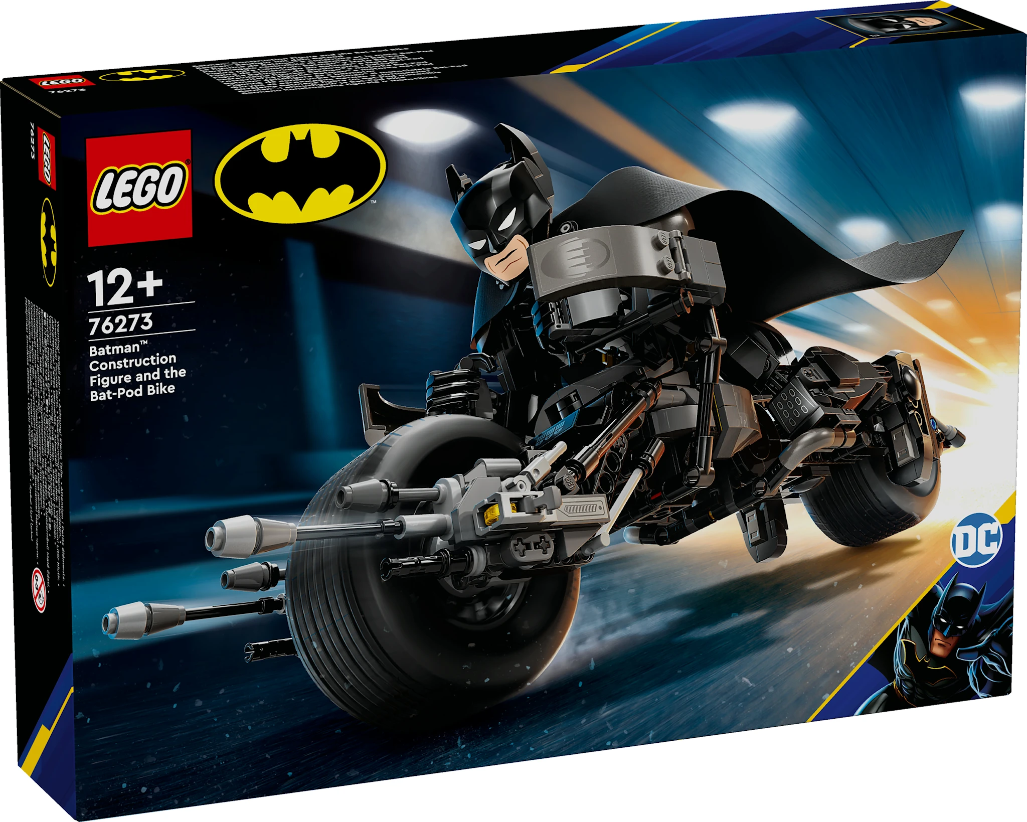 Tuotekuva ille Rakennettava Batman™-hahmo ja Batpod-pyörä LEGO® Super Heroes (76273)