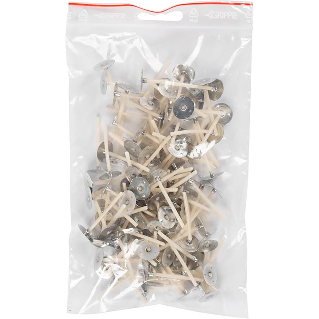 Produktbild 2 för Veke Vaxad 3,5 cm 100 st