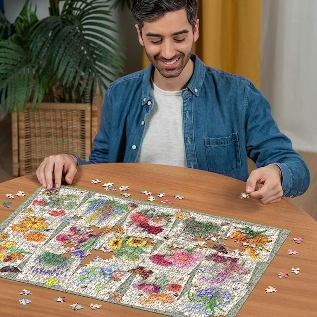 Tuotekuva 3 - Garden Flowers Palapelit 1000 palaa, Ravensburger