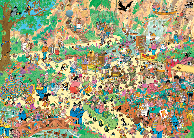 Tuotekuva 2 - Jan Van Haasteren Flutterly Fabulous Palapeli 1000 palaa