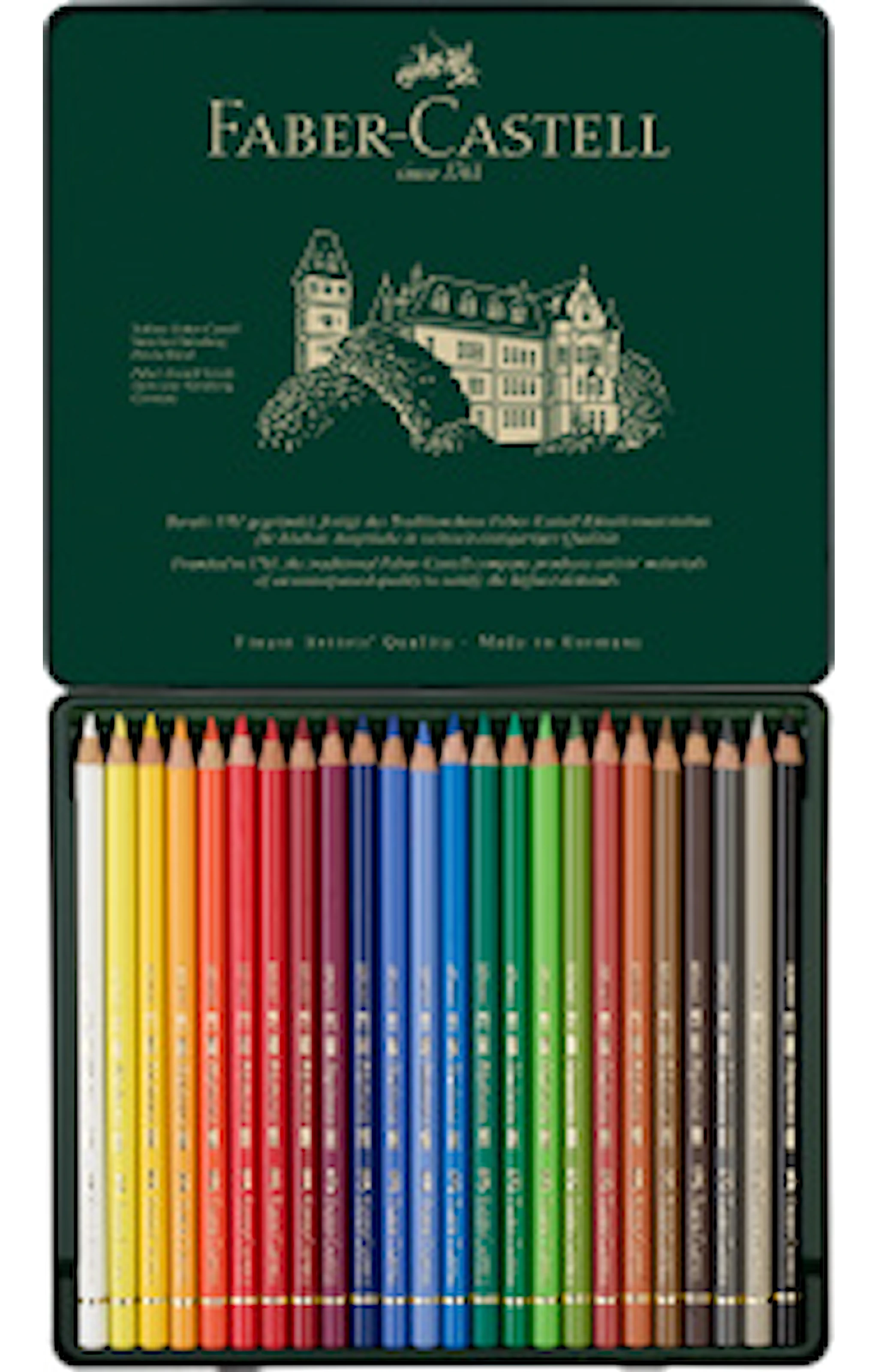 Tuotekuva ille Värikynät Polychromos peltirasiassa 24 kpl Faber-Castell
