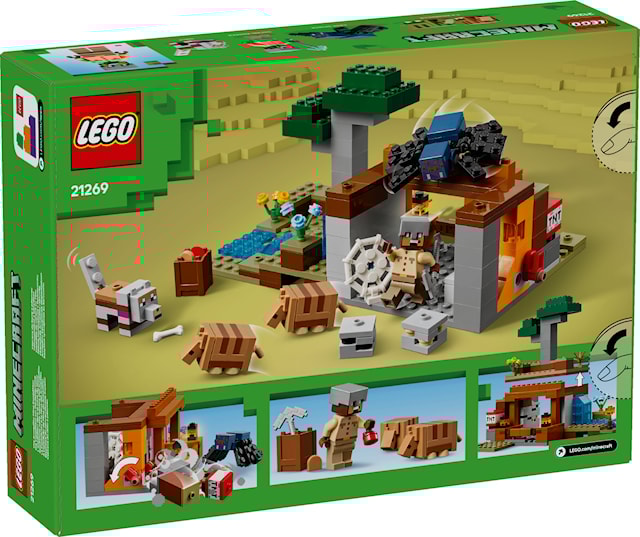 Produktbild 3 för Expeditionen till bältdjursgruvan LEGO® Minecraft (21269)