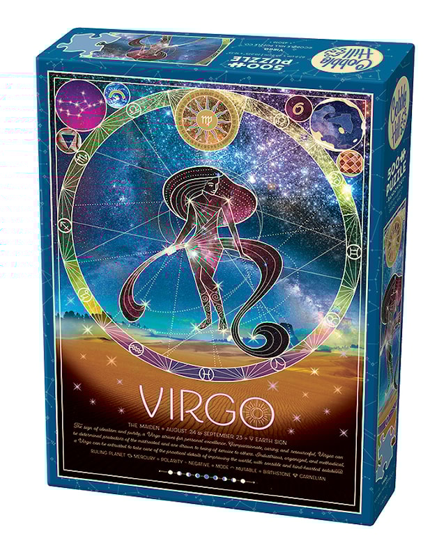 Produktbild 1 för Pussel Zodiac Virgo 500 bitar, Cobble Hill