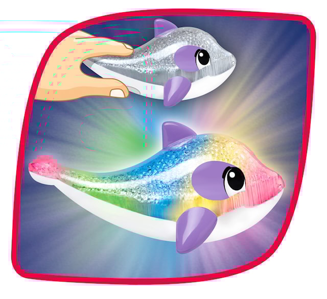 Produktbild 7 för Glittrande delfin med magiskt ljus ABC
