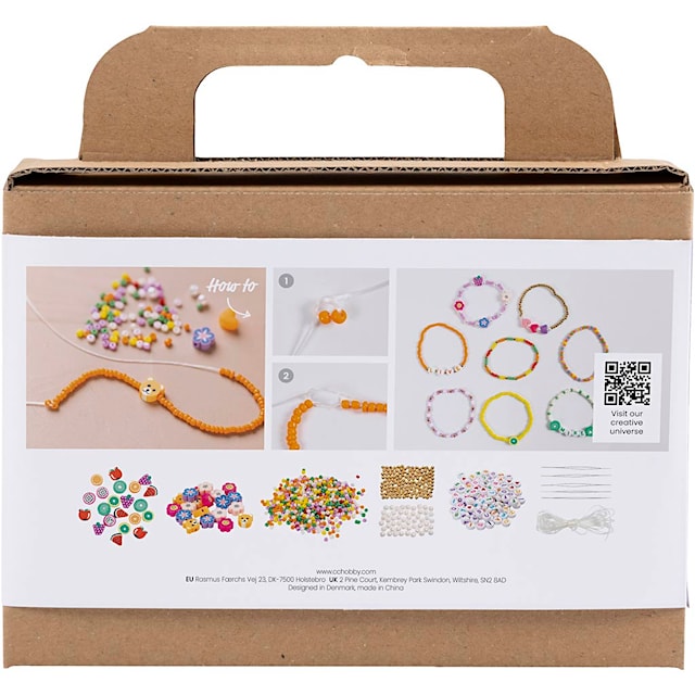 Produktbilde 2 for Mini DIY Mix Smykker, Fargerike armbånd, 1 pk.