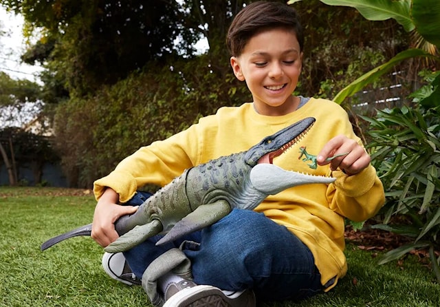 Tuotekuva 2 - Jurassic World Rebirth Bite & Blast Mosasaurus 65 cm