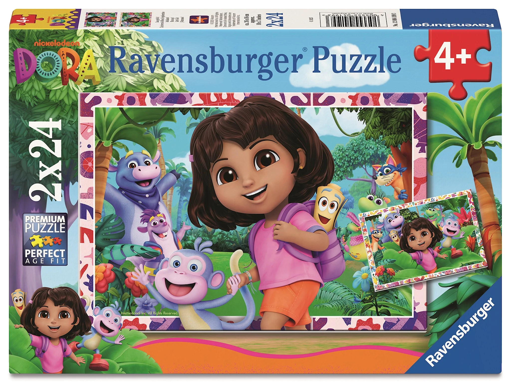 Tuotekuva ille Dora the Explorer 2x24p Ravensburger