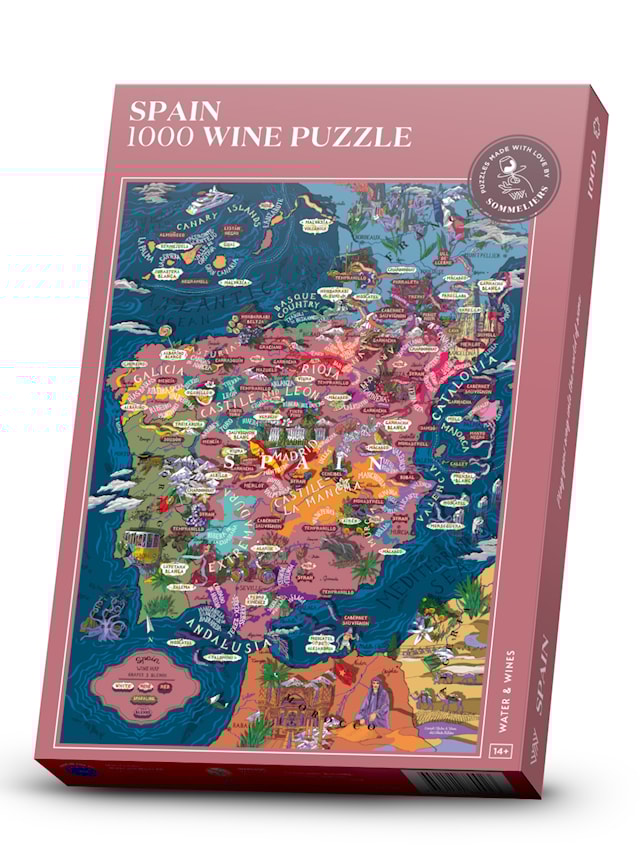 Produktbilde 1 for Vinpuslespill -  1000 brikker Water and Wines