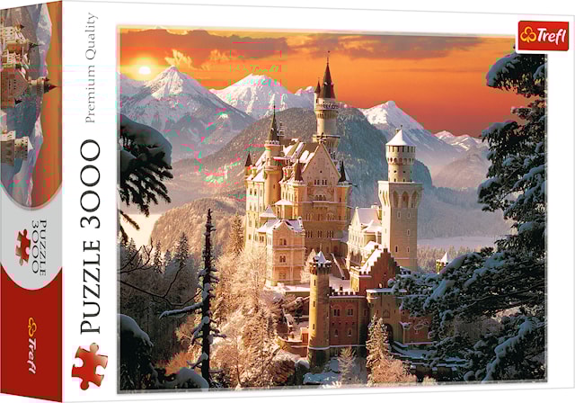Puslespill Neuschwanstein Slott 3000 brikker, Trefl