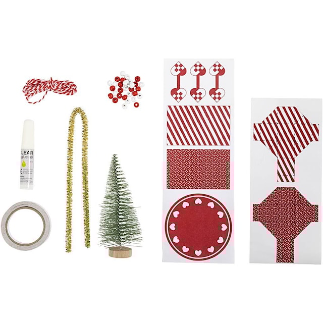 Produktbilde 2 for Mini DIY Kit Julenissens Dør - juletre