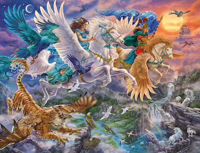 Produktbild 2 för Pussel Pegasus And Friends 2000 bitar, Ravensburger