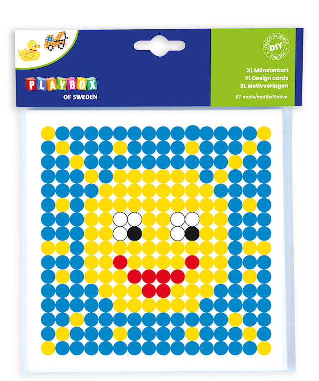 Tuotekuva 1 - Helmialusta XL-kaavakortit Playbox