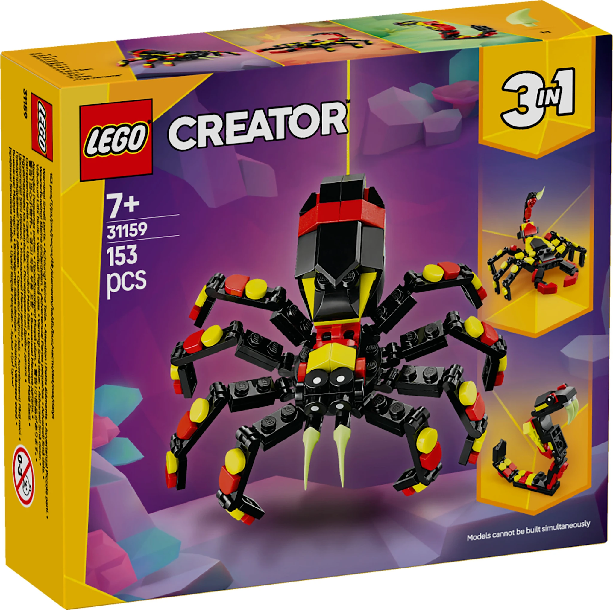 Tuotekuva ille Villieläimet: hämmästyttävä hämähäkki LEGO® Creator (31159)