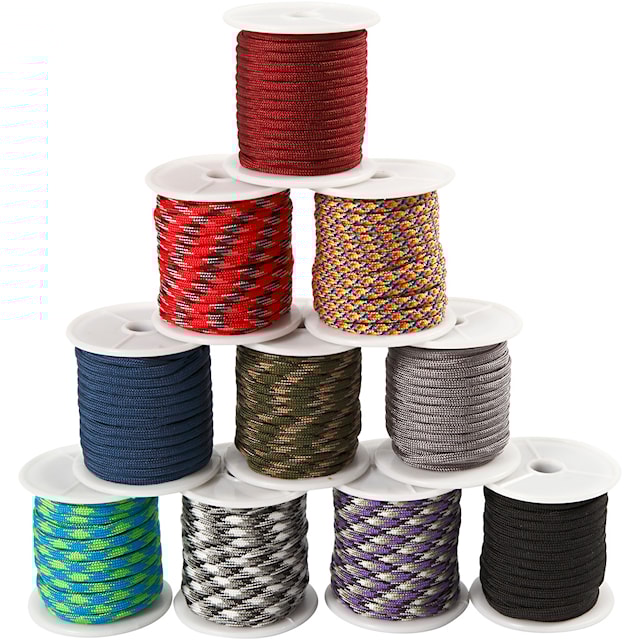 Produktbild 2 för Makramé Knytsnöre olika färger 5 mm x 10 m 10-pack