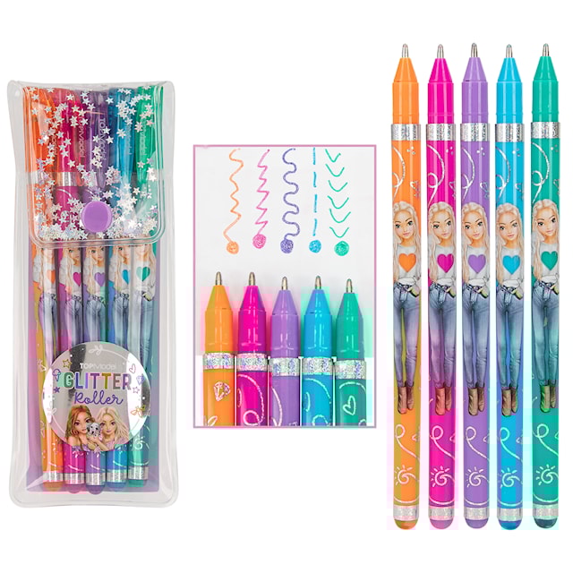 Produktbild 4 för Glittergelpennor 5-pack TOPModel
