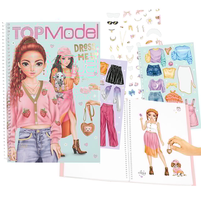 Produktbild 3 för Stickersbok Dress Me Up TOPModel