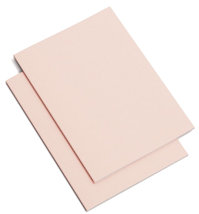 Tuotekuva 1 - Muistilohko A4 Viivattu 2-pakkaus Dusty Pink Bigso Box of Sweden