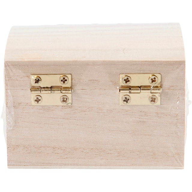 Produktbild 2 för Skattkista av Trä 8x6x4,5 cm 1 st