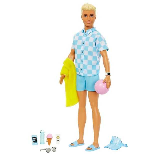 Produktbild 1 för Klassisk Stranddag Ken Barbie