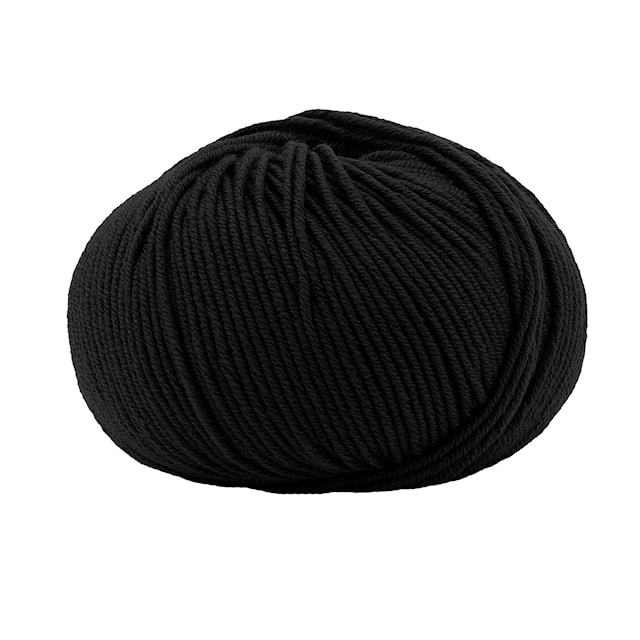 Super Soft Merino 50 g Nero 10008Lana Gatto