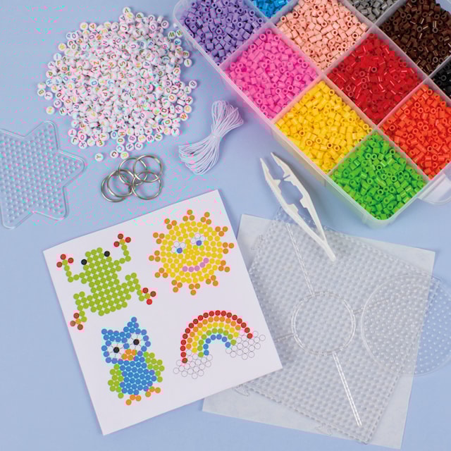 Produktbild 5 för Pärlplattor och pärlor i förvaringsbox 12.000-p Playbox