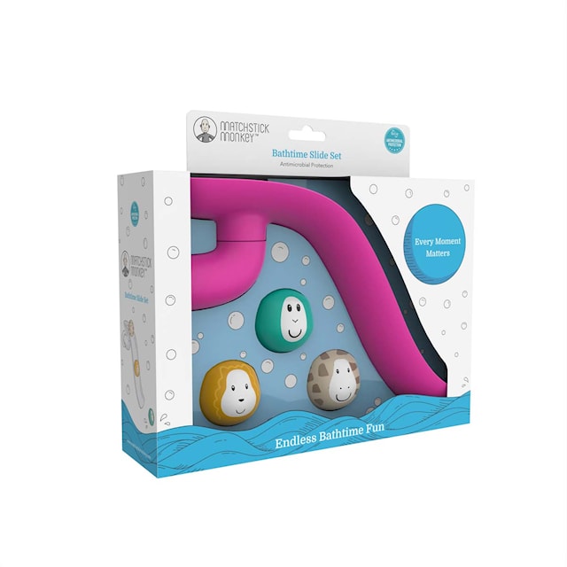 Produktbilde 6 for Matchstick Monkey Bathtime Slideset Pink
