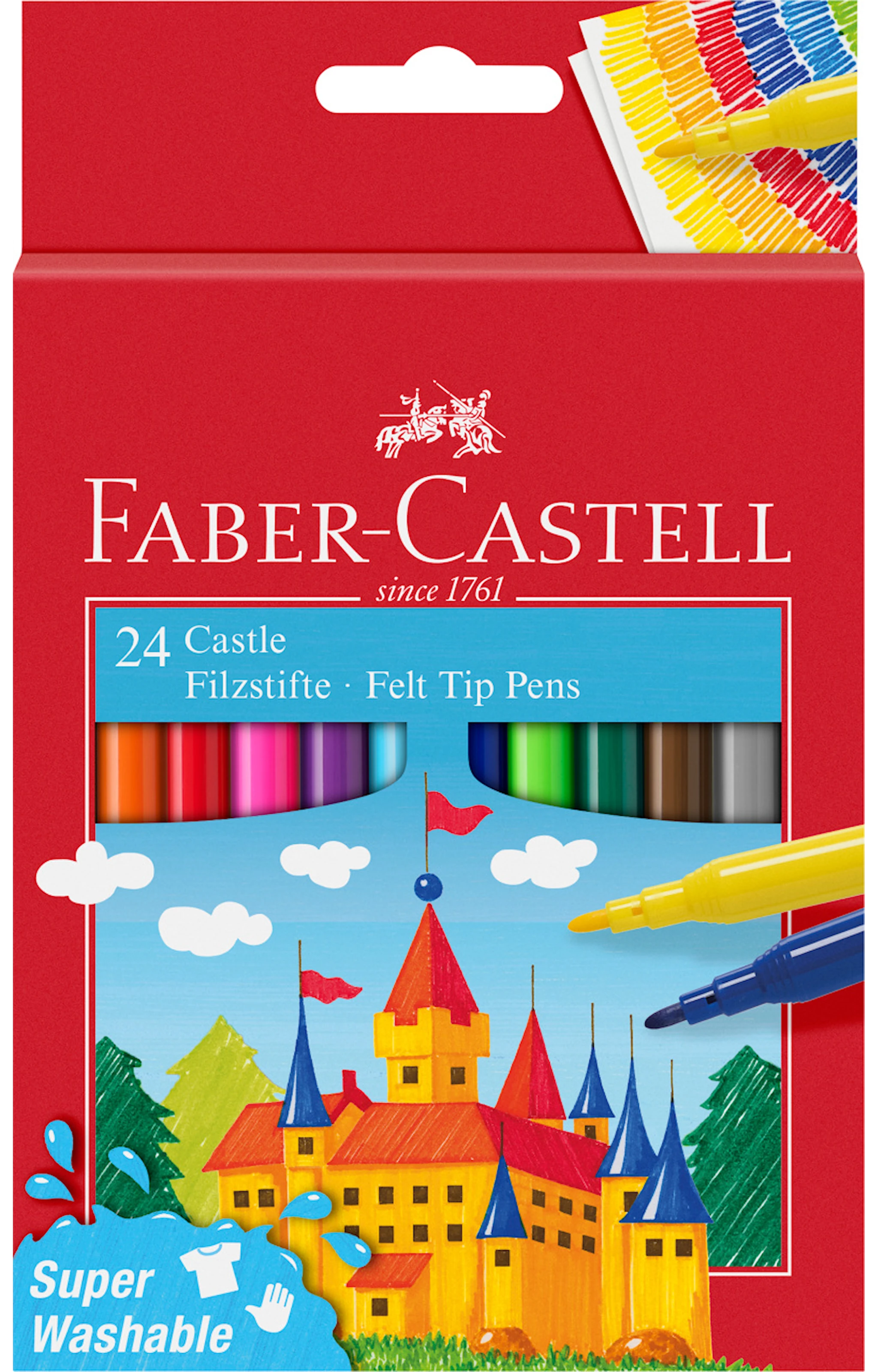 Tuotekuva ille Tussi Lapsille 24 kpl Faber-Castell