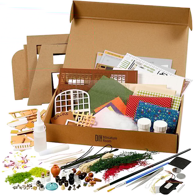 Produktbilde 5 for Miniatyrrom, Hage, H: 21 cm, B: 19,5 cm, 1 stk.