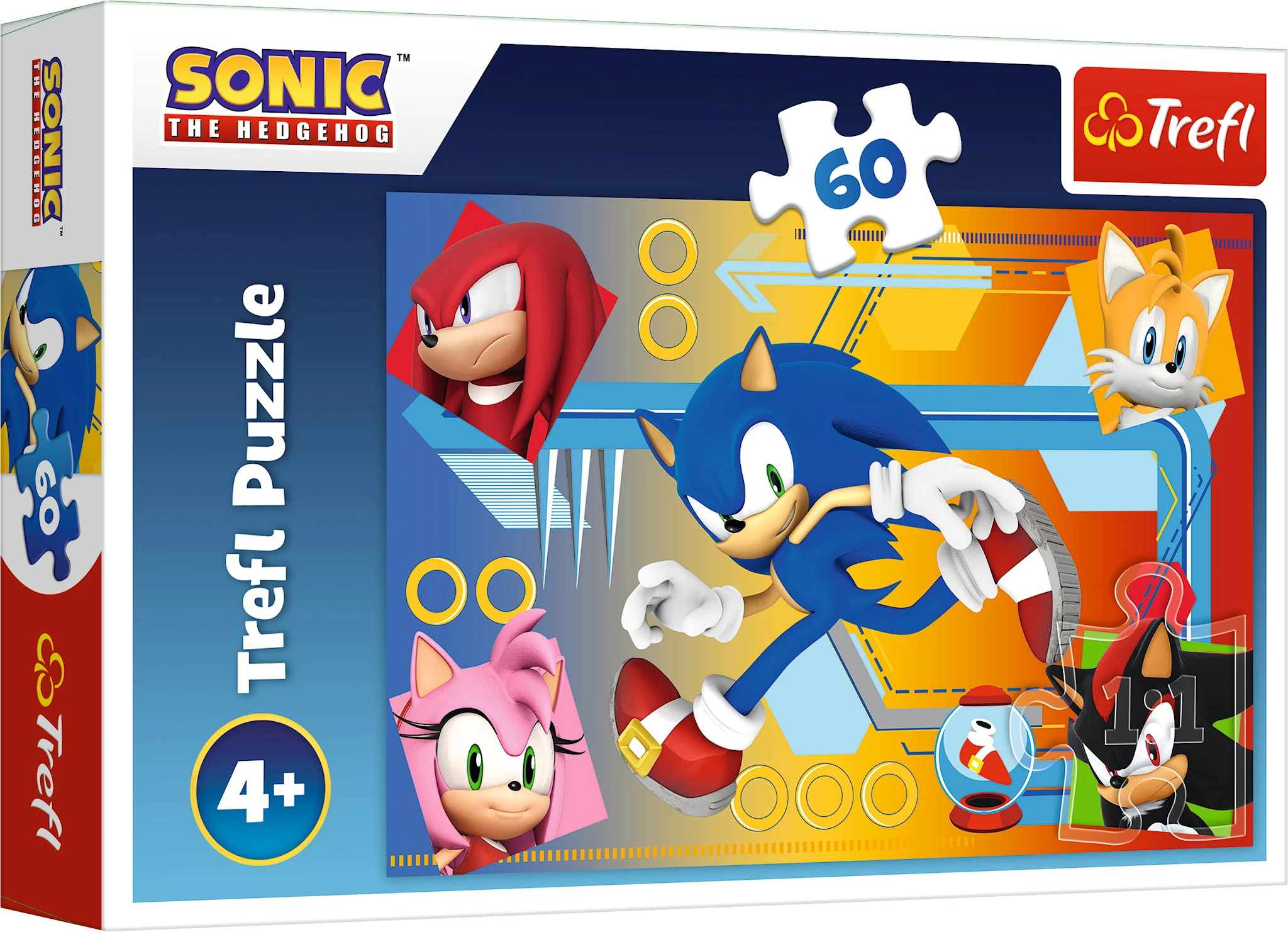 Produktbilde for Puslespill Sonic the Hedgehog 60 brikker, Trefl