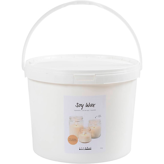 Produktbild 2 för Sojavax för ljustillverkning ljus i behållare 5 kg