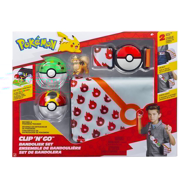 Produktbild 1 för Clip N Go Bandelier Set Growlithe Pokémon