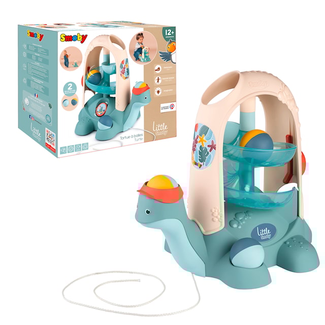 Produktbild 9 för Sköldpadda dragleksak med kulbana Little Smoby