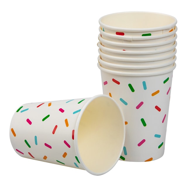 Pappersmuggar Sprinkles 8-p