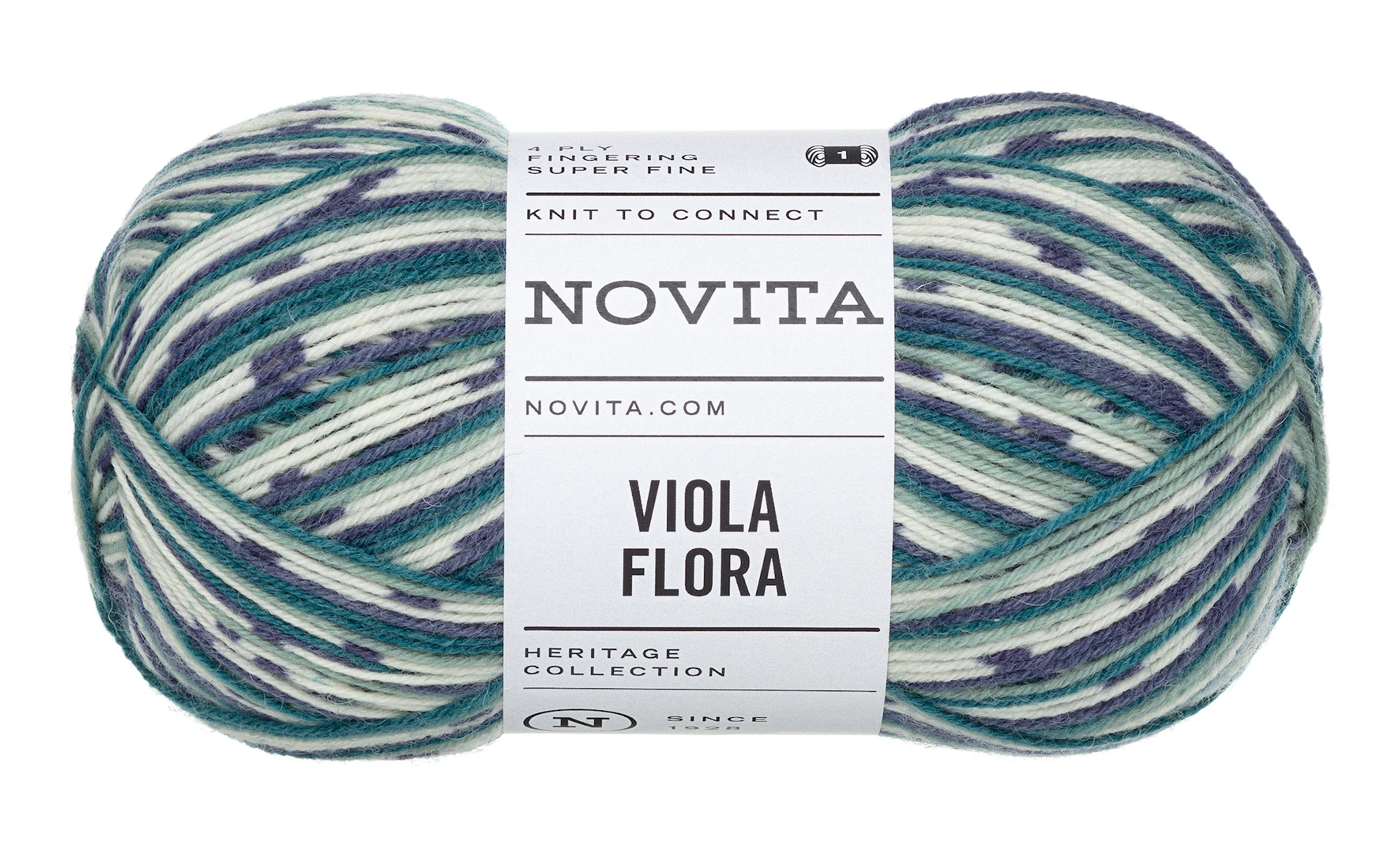 Produktbilde for Viola Flora Garn Ullmiks 100g Novita