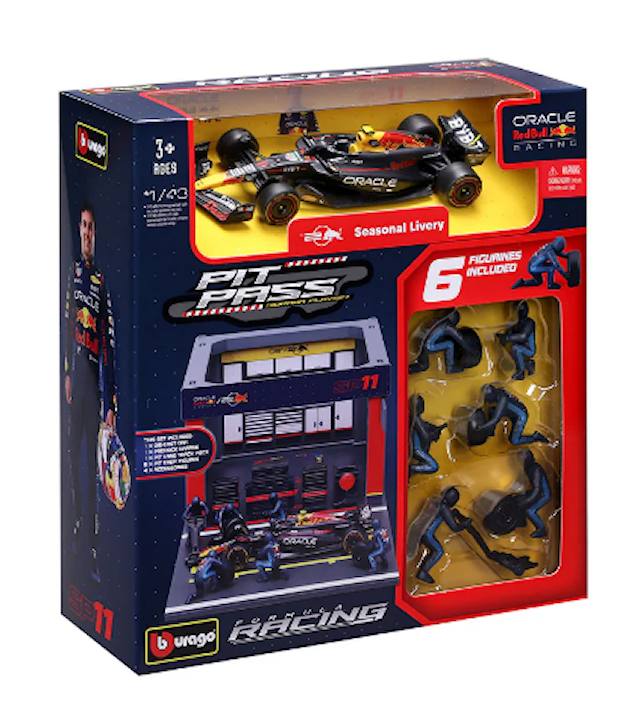 Tuotekuva 3 - 1:43 F1 Red Bull Racing RB20 2024 Pit Pass Diorama Perez