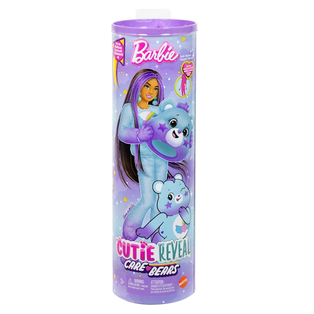 Produktbilde 3 for Barbie Motedukke Cutie Reveal Krambjörn Turkis/Lilla