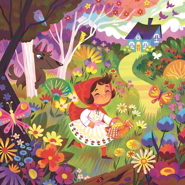 Produktbild 2 för Little Red Riding Hood Pussel 64 Bitar, Ravensburger