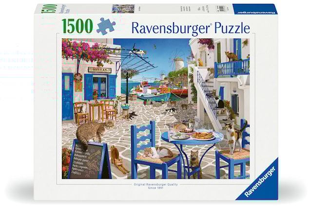 Tuotekuva 1 - Cats Of Mykonos palapelit 1500 palaa, Ravensburger