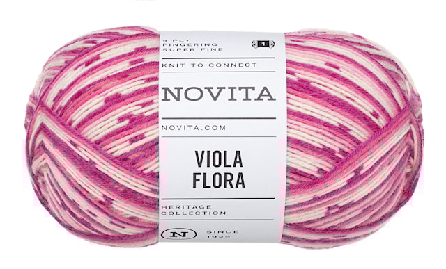 Produktbilde 1 for Viola Flora Garn Ullmiks 100g Mjodurt 8381 Novita