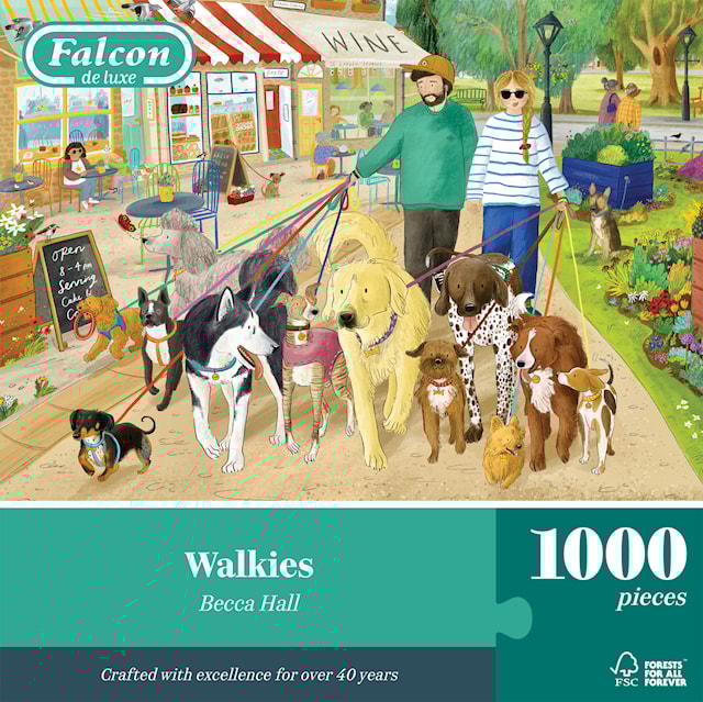 Produktbilde 1 for Puslespill Walkies 1000 brikker, Falcon