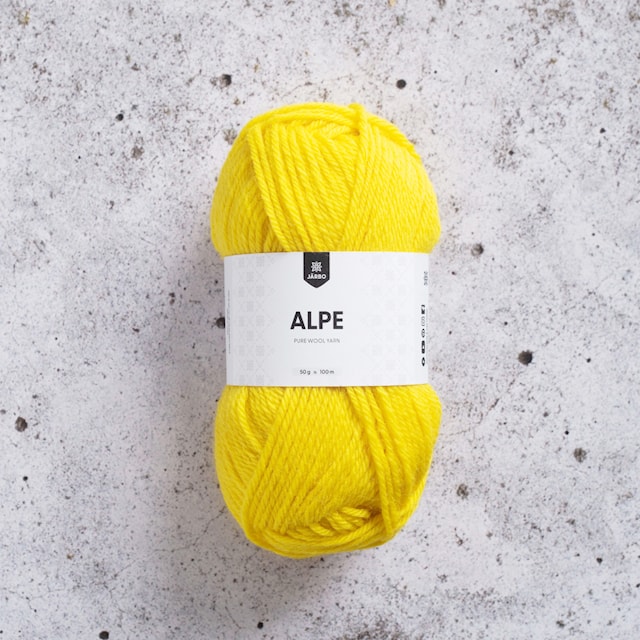 Alpe ullgarn 50 gr Sunshine Yellow 03 Järbo