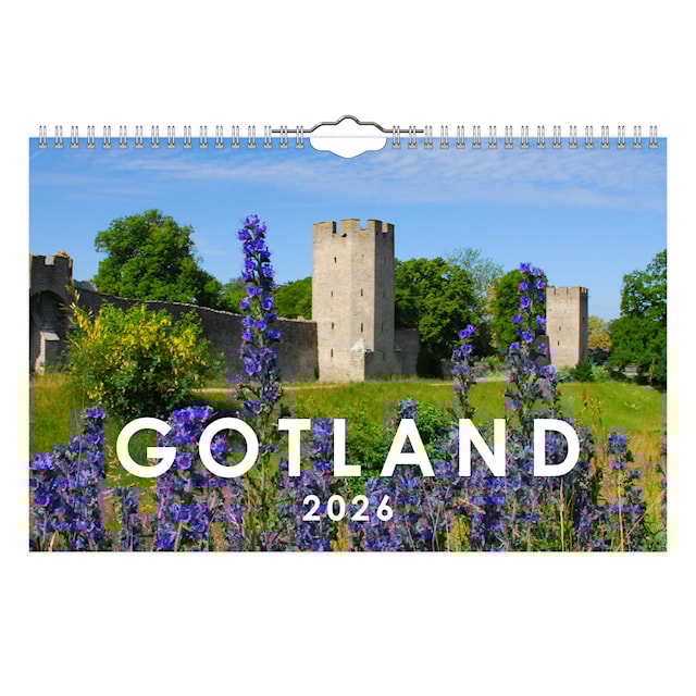 Produktbild 1 för Väggkalender Gotland 2026
