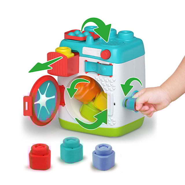 Produktbild 2 för Soft Clemmy Washing Machine Mjuka Klossar Clementoni